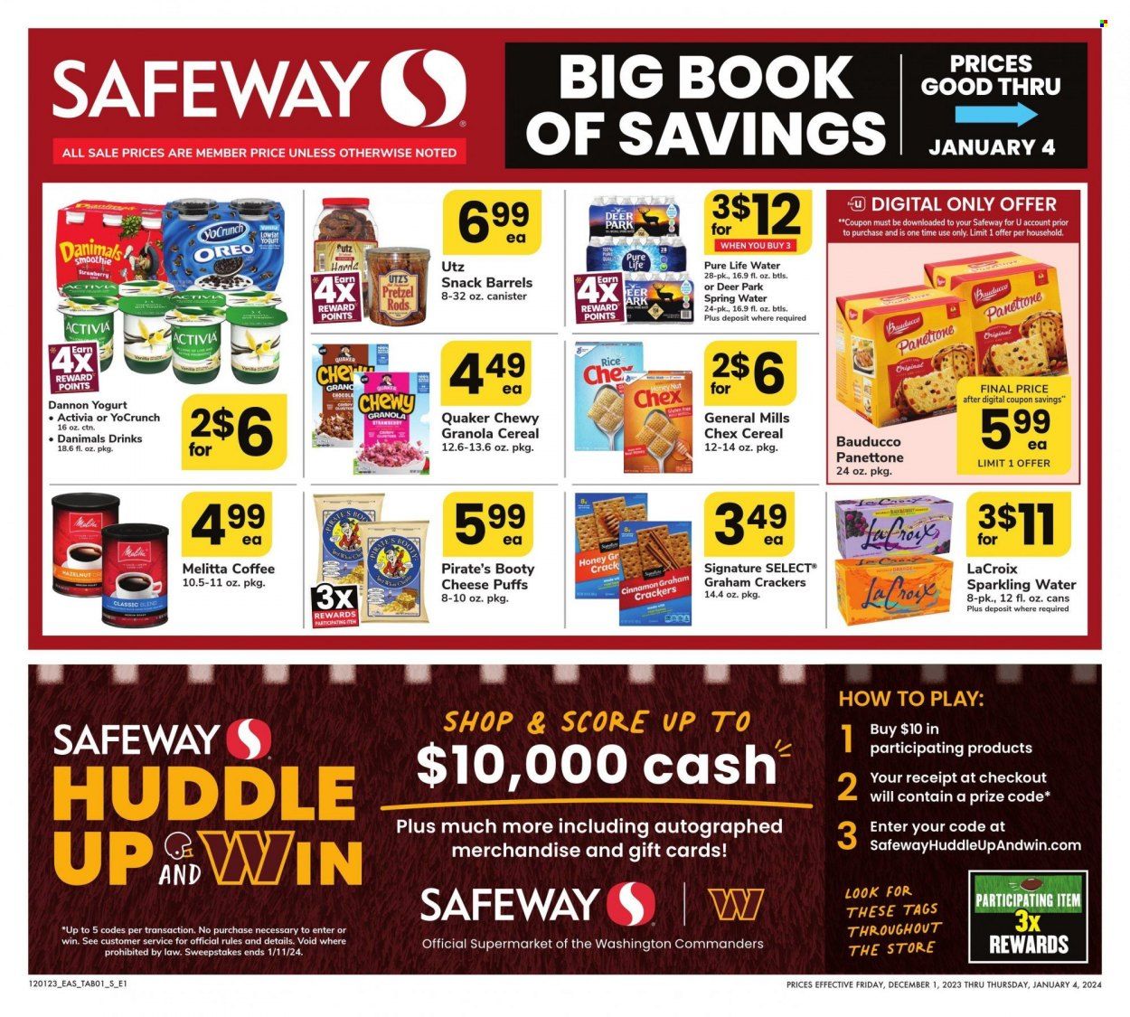 Safeway (DC, MD) Weekly Ad Flyer Specials December 1 to January 4, 2024