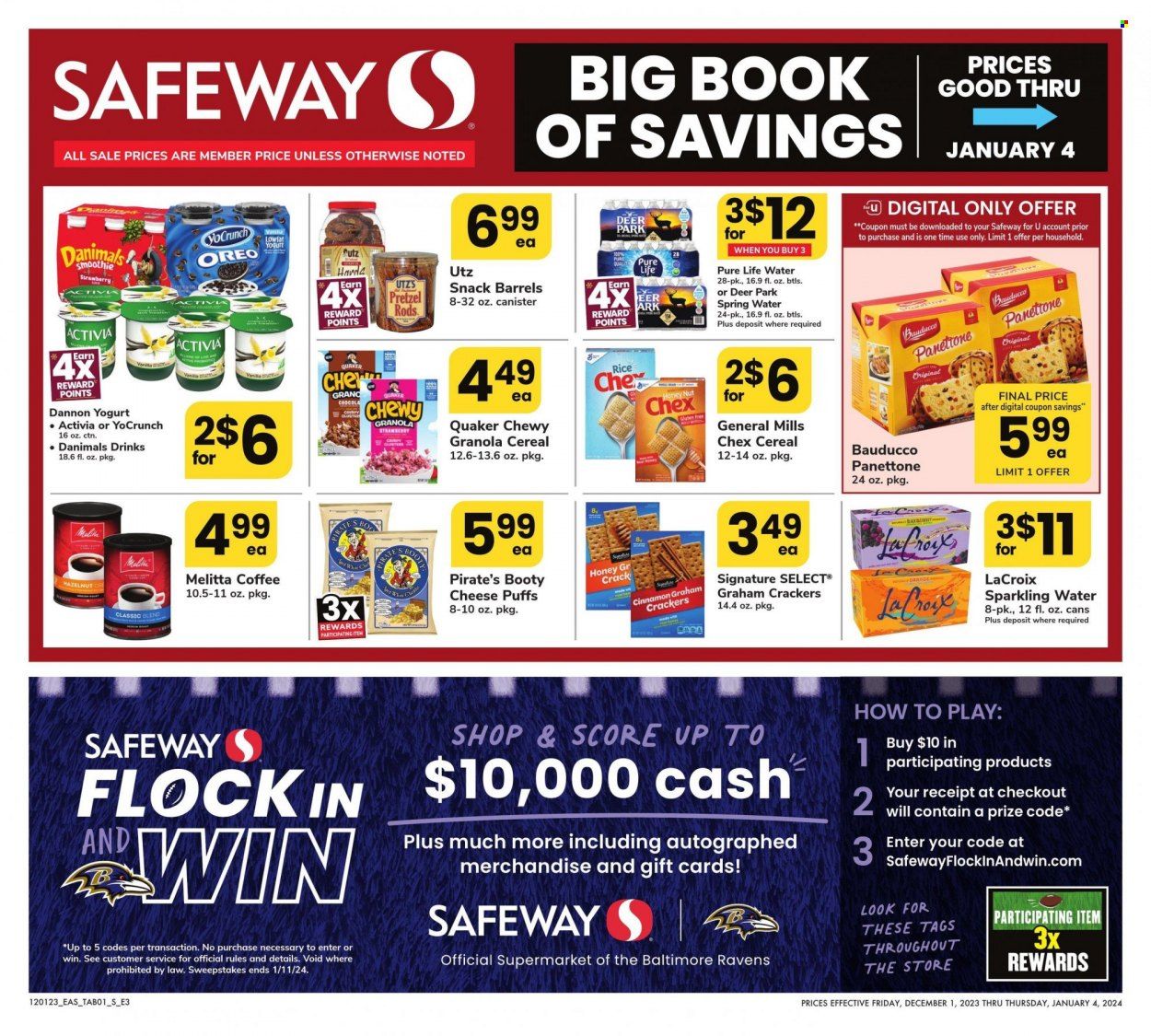 Safeway (DE) Weekly Ad Flyer Specials December 1 to January 4, 2024