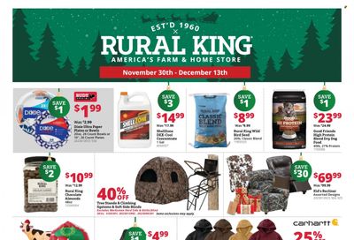 Rural King Weekly Ad Flyer Specials November 30 to December 13, 2023