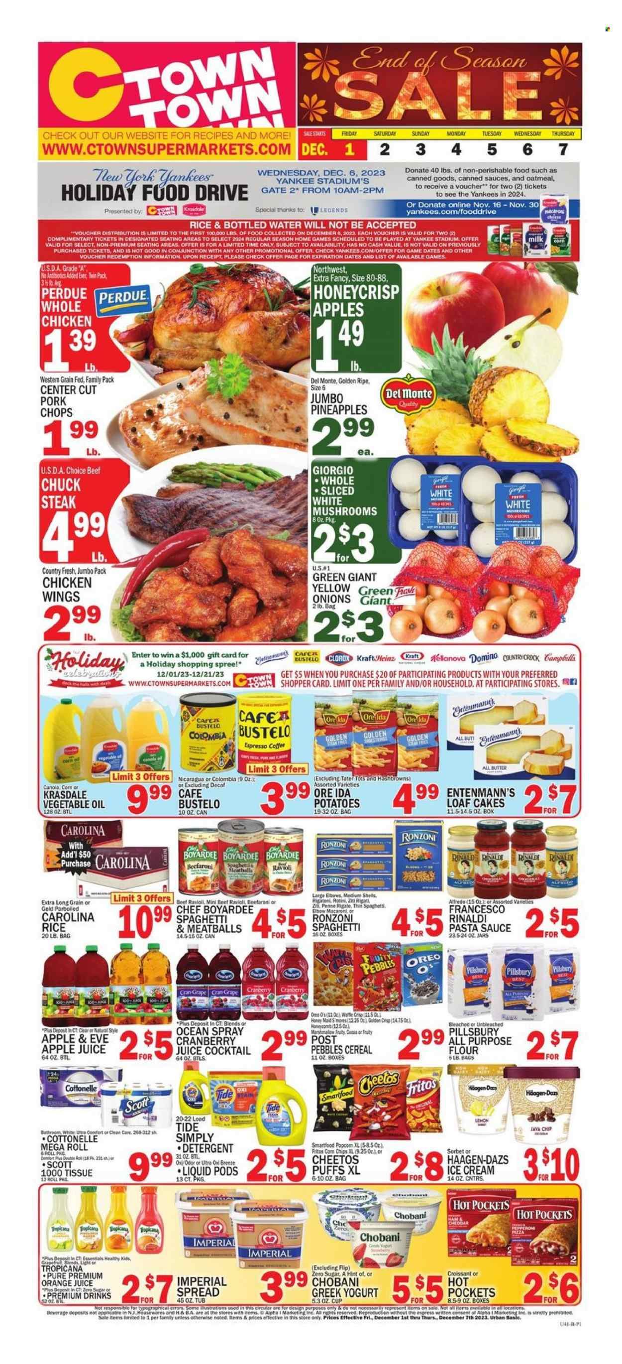 C-Town (CT, FL, MA, NJ, NY, PA) Weekly Ad Flyer Specials December 1 to December 7, 2023