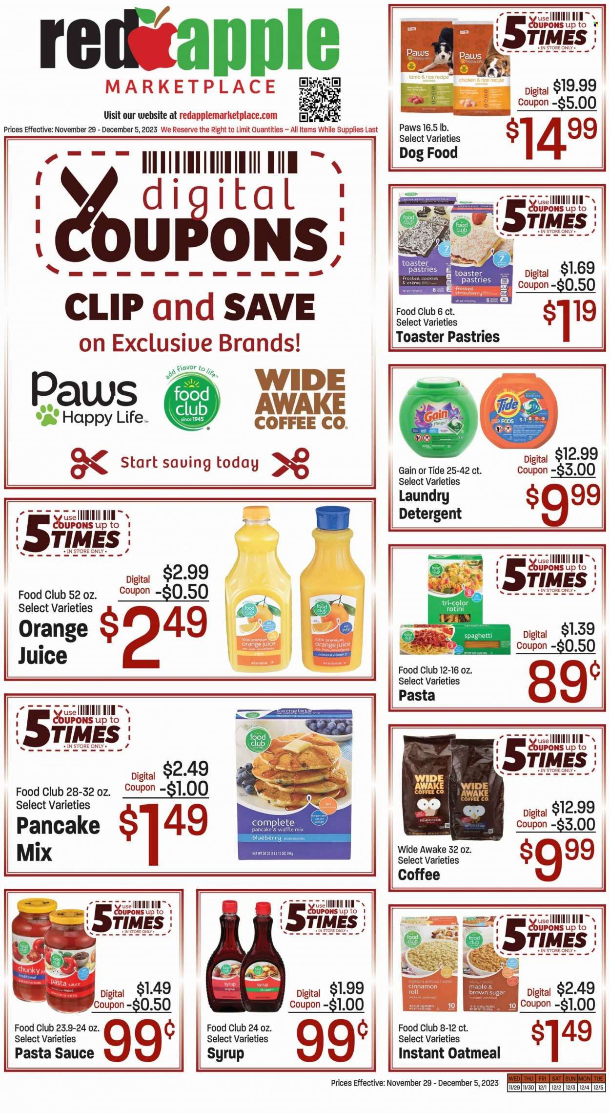 Red Apple Marketplace (OR) Weekly Ad Flyer Specials November 29 to December 5, 2023