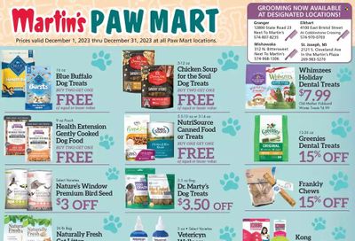 Martin’s (IN, MI) Weekly Ad Flyer Specials December 1 to December 31, 2023