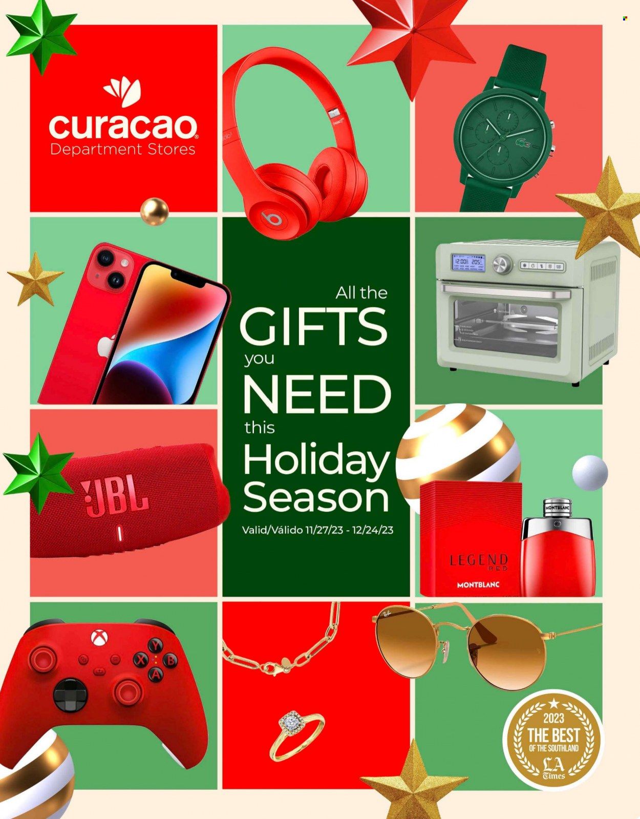Curacao (AZ, CA, NV) Weekly Ad Flyer Specials November 27 to December 24, 2023
