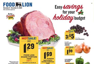 Food Lion (GA) Weekly Ad Flyer Specials December 6 to December 12, 2023