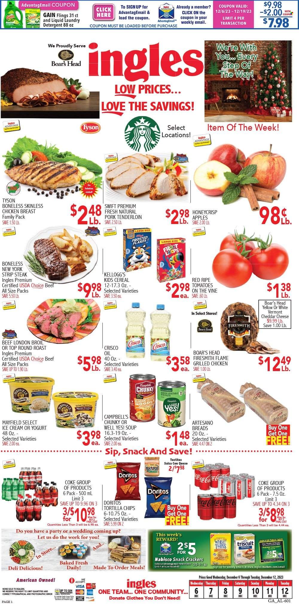 Ingles (GA, NC, SC, TN) Weekly Ad Flyer Specials December 6 to December 12, 2023