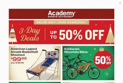 Academy Sports + Outdoors Weekly Ad Flyer Specials December 4 to December 6, 2023