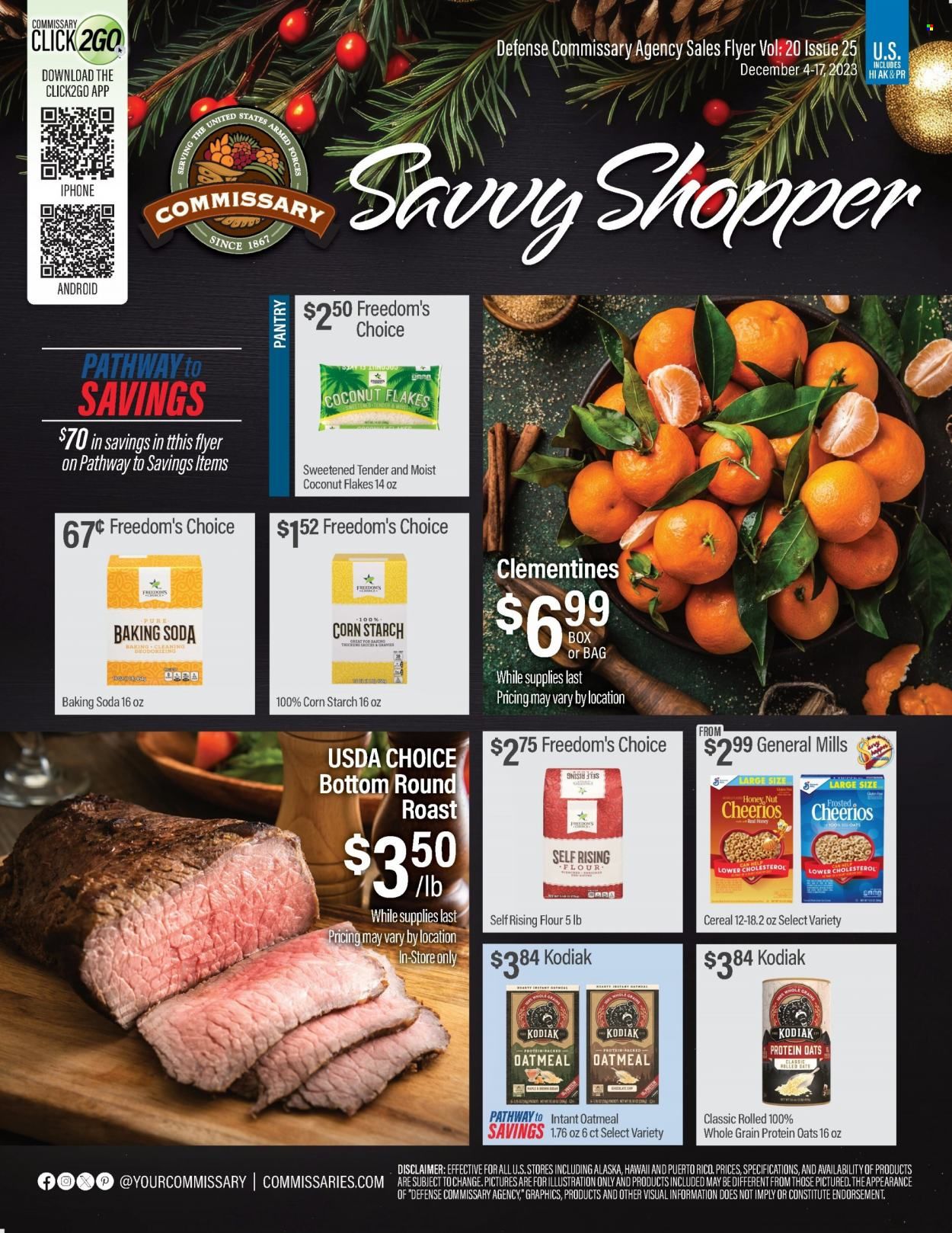 Commissary Weekly Ad Flyer Specials December 4 to December 17, 2023