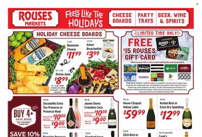 Rouses Markets (LA) Weekly Ad Flyer Specials November 29 to December 27, 2023