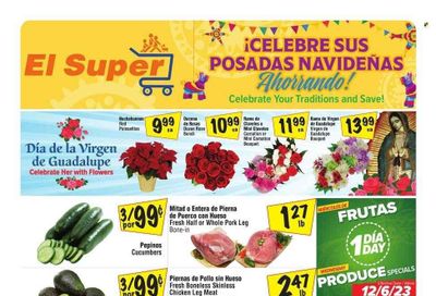 El Super (CA) Weekly Ad Flyer Specials December 6 to December 12, 2023