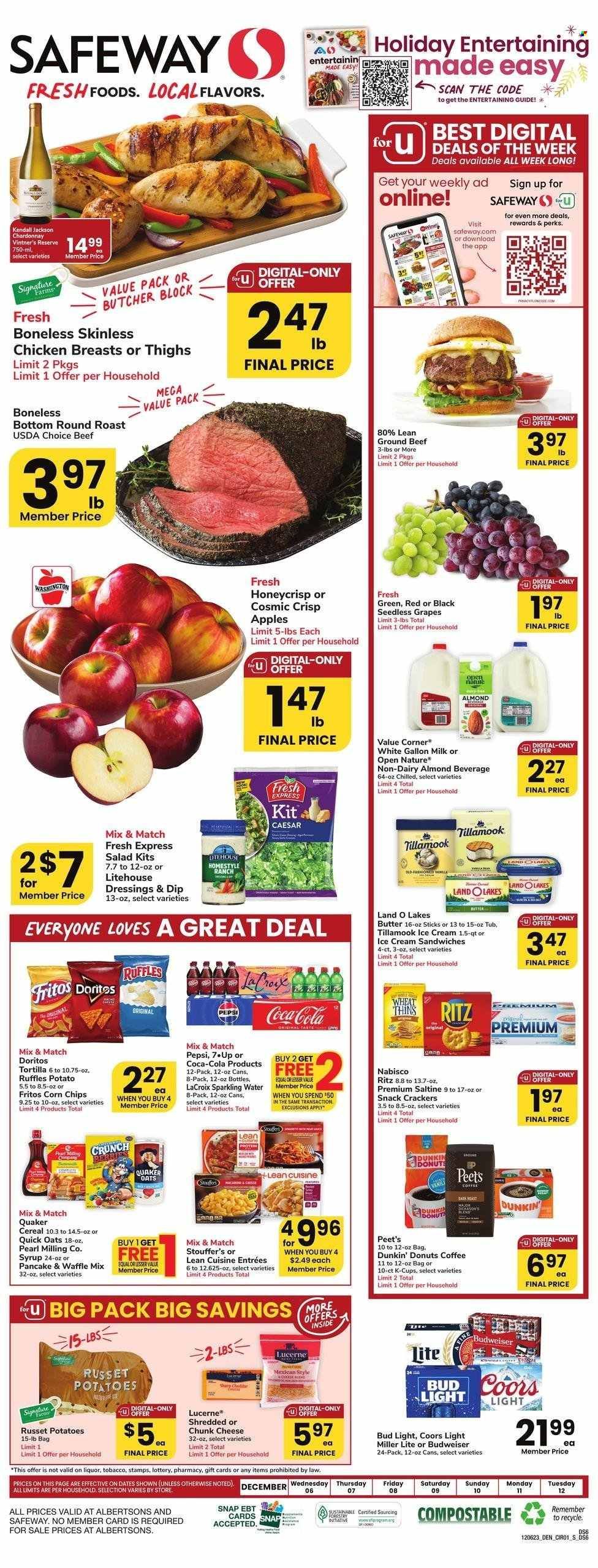 Safeway (NE) Weekly Ad Flyer Specials December 6 to December 12, 2023