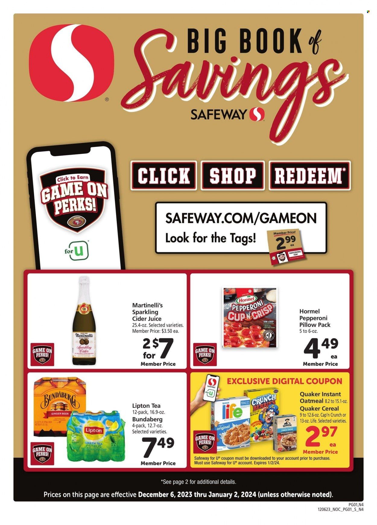 Safeway (NV) Weekly Ad Flyer Specials December 6 to January 2, 2024