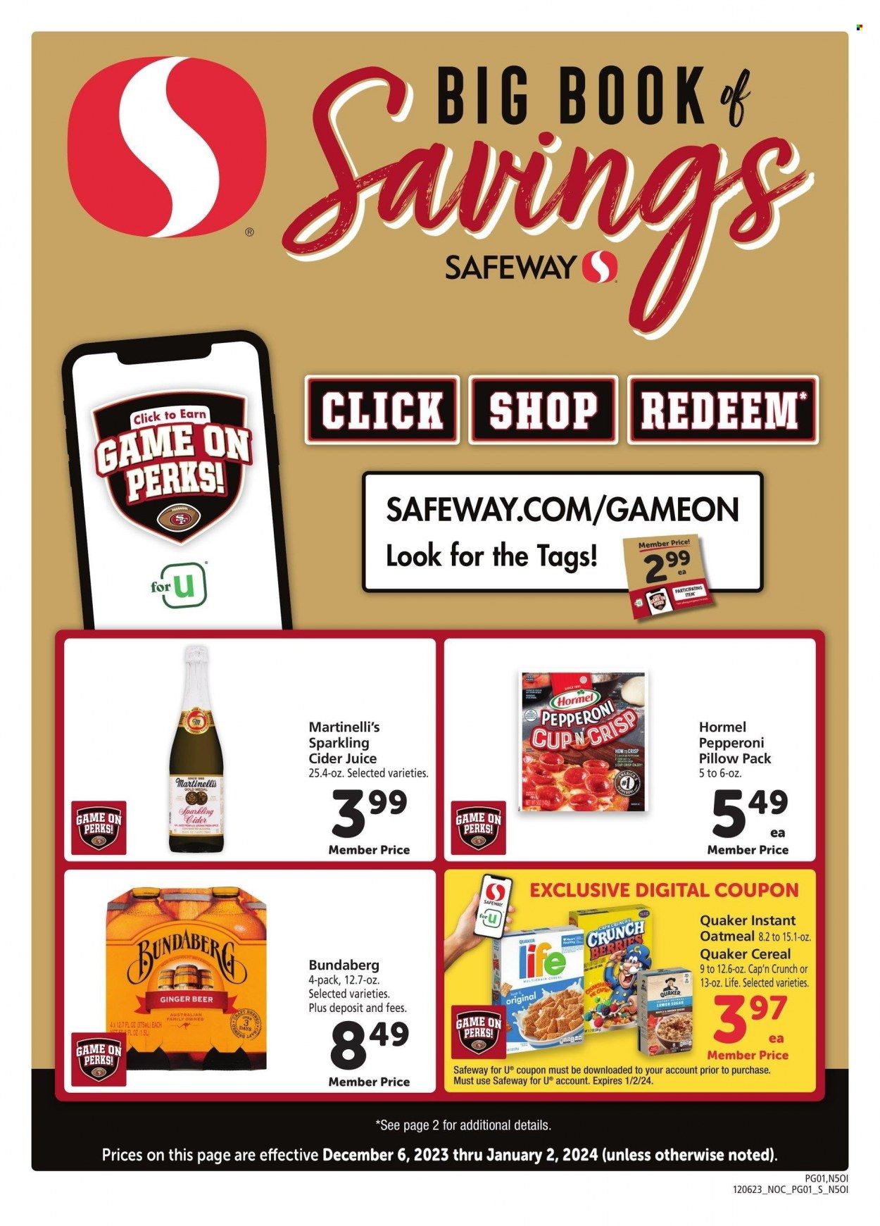 Safeway (HI) Weekly Ad Flyer Specials December 6 to January 2, 2024