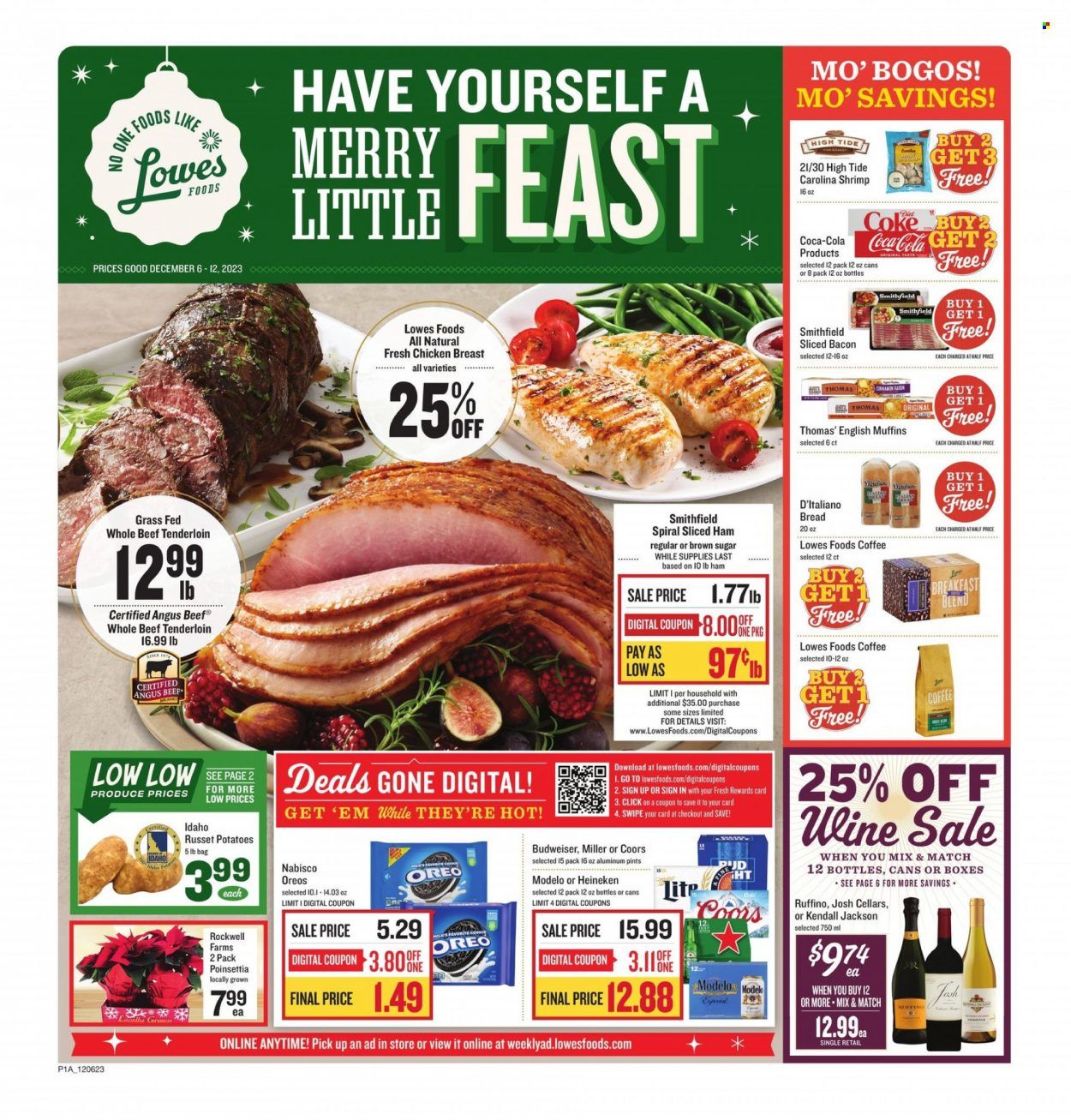 Lowes Foods (NC, SC) Weekly Ad Flyer Specials December 6 to December 12, 2023