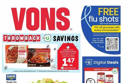 Vons (CA) Weekly Ad Flyer Specials December 6 to December 12, 2023