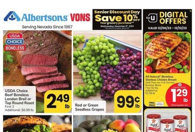 Vons (NV) Weekly Ad Flyer Specials December 6 to December 12, 2023