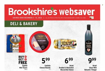 Brookshires (AR, LA, TX) Weekly Ad Flyer Specials December 6 to December 12, 2023