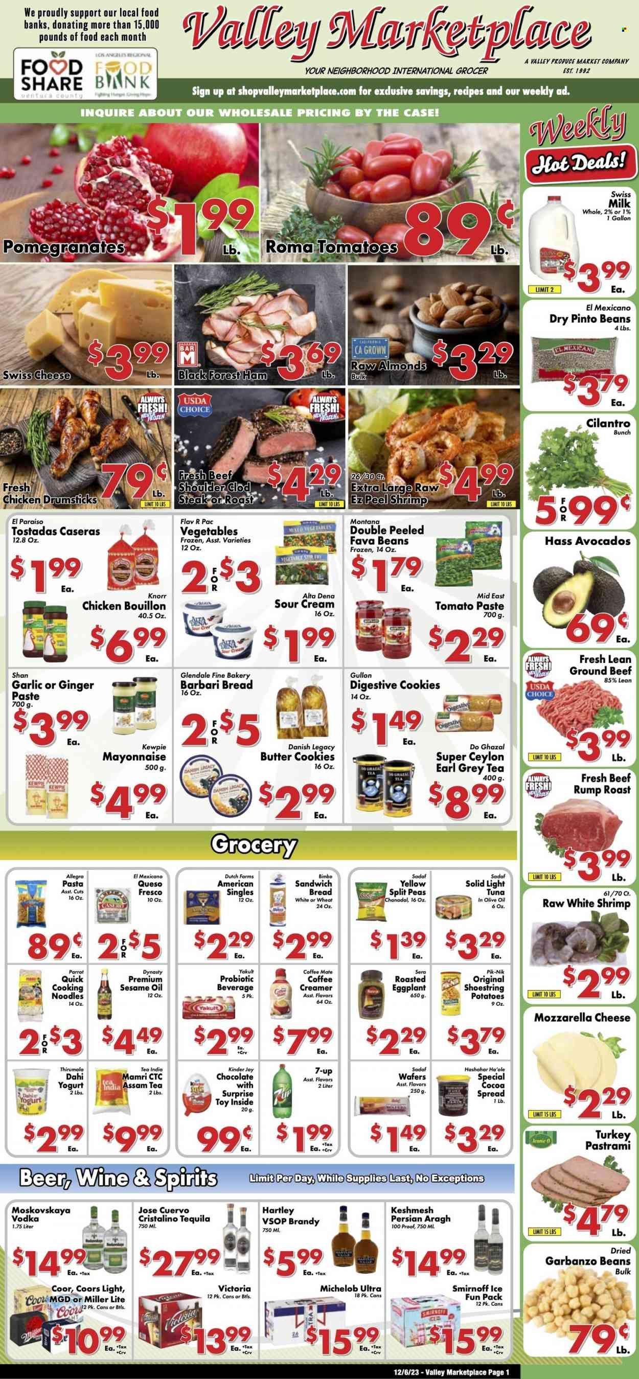 Valley Marketplace (CA) Weekly Ad Flyer Specials December 6 to December 12, 2023