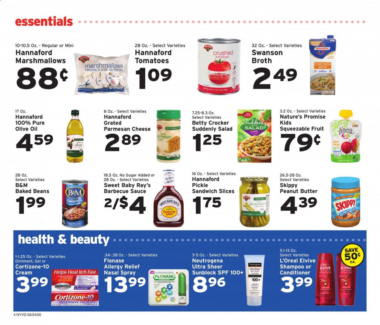 Hannaford Weekly Ad & Flyer May 24 to 30