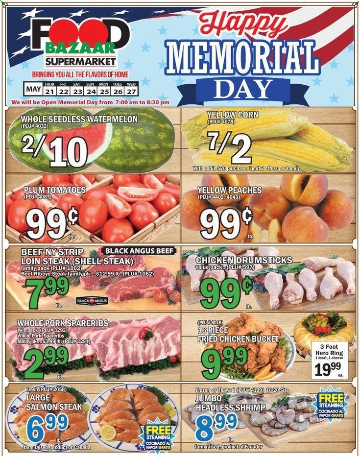 Food Bazaar Weekly Ad & Flyer May 21 to 27