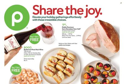Publix (AL, FL, GA, NC, SC, TN) Weekly Ad Flyer Specials December 7 to December 13, 2023