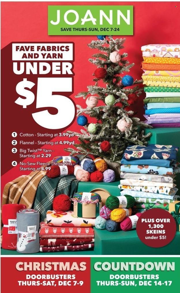 JOANN Weekly Ad Flyer Specials December 7 to December 24, 2023