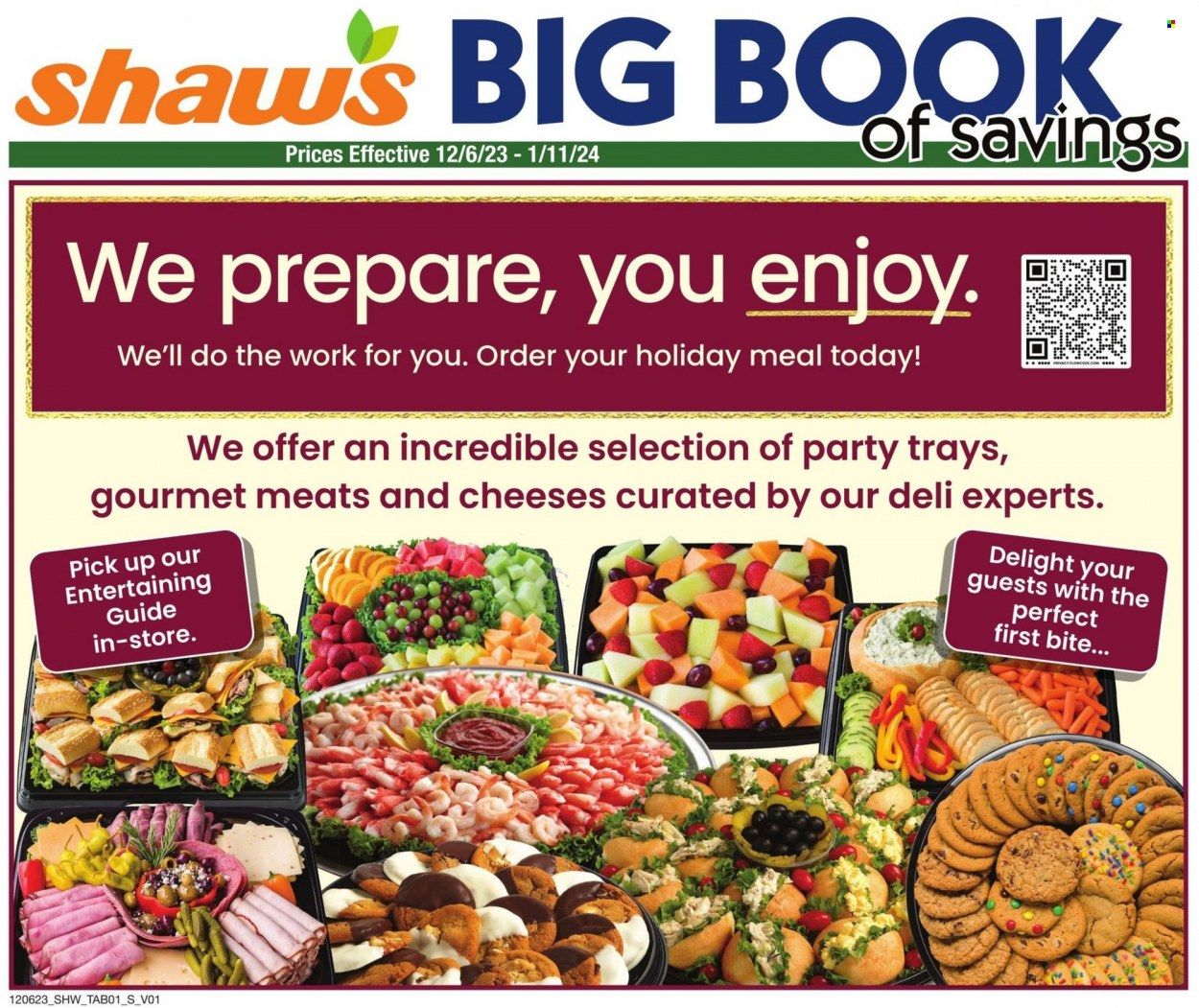 Shaw’s (MA, ME, NH, RI, VT) Weekly Ad Flyer Specials December 6 to January 11, 2024