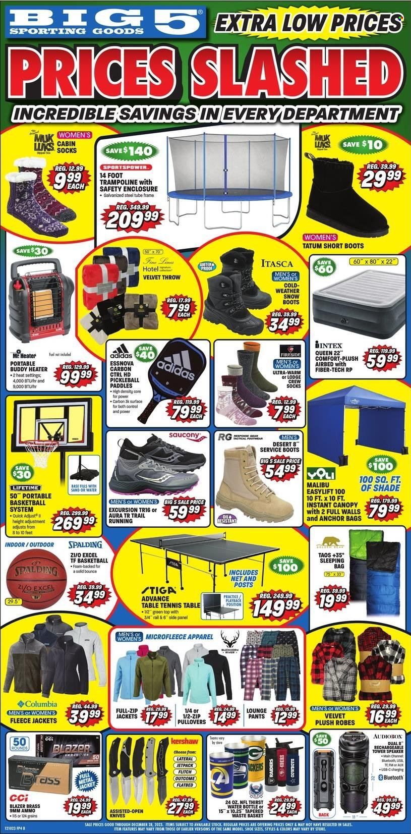 Big 5 (AZ, CA, CO, ID, NM, OR, UT, WA) Weekly Ad Flyer Specials December 8 to December 28, 2023