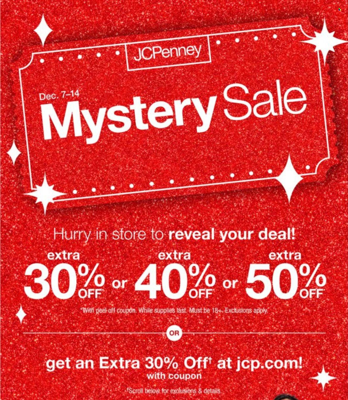 JCPenney Weekly Ad Flyer Specials December 7 to December 14, 2023