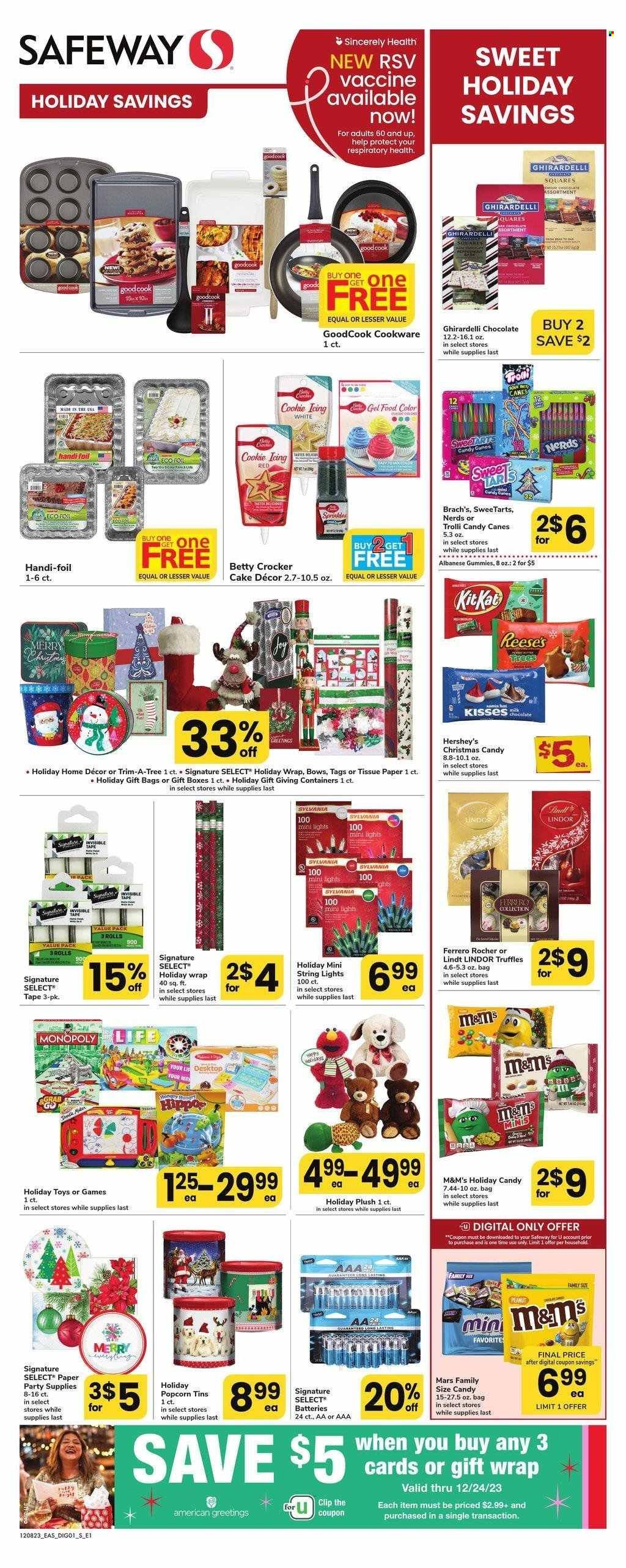 Safeway (MD, VA) Weekly Ad Flyer Specials December 8 to December 14, 2023