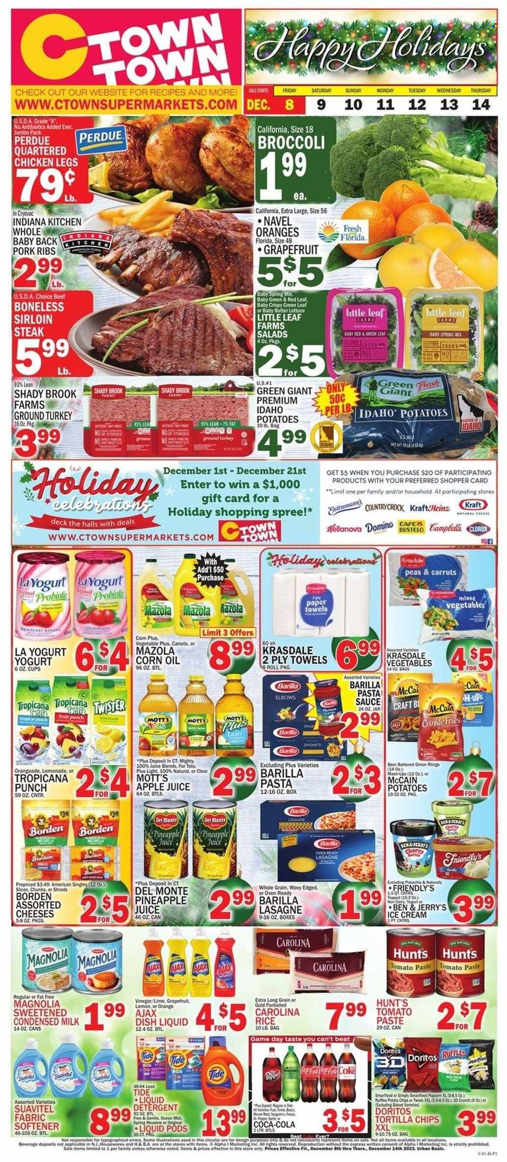 C-Town (CT, FL, MA, NJ, NY, PA) Weekly Ad Flyer Specials December 8 to December 14, 2023