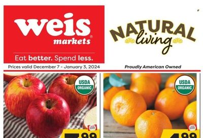 Weis (MD, NY, PA) Weekly Ad Flyer Specials December 7 to January 3, 2024