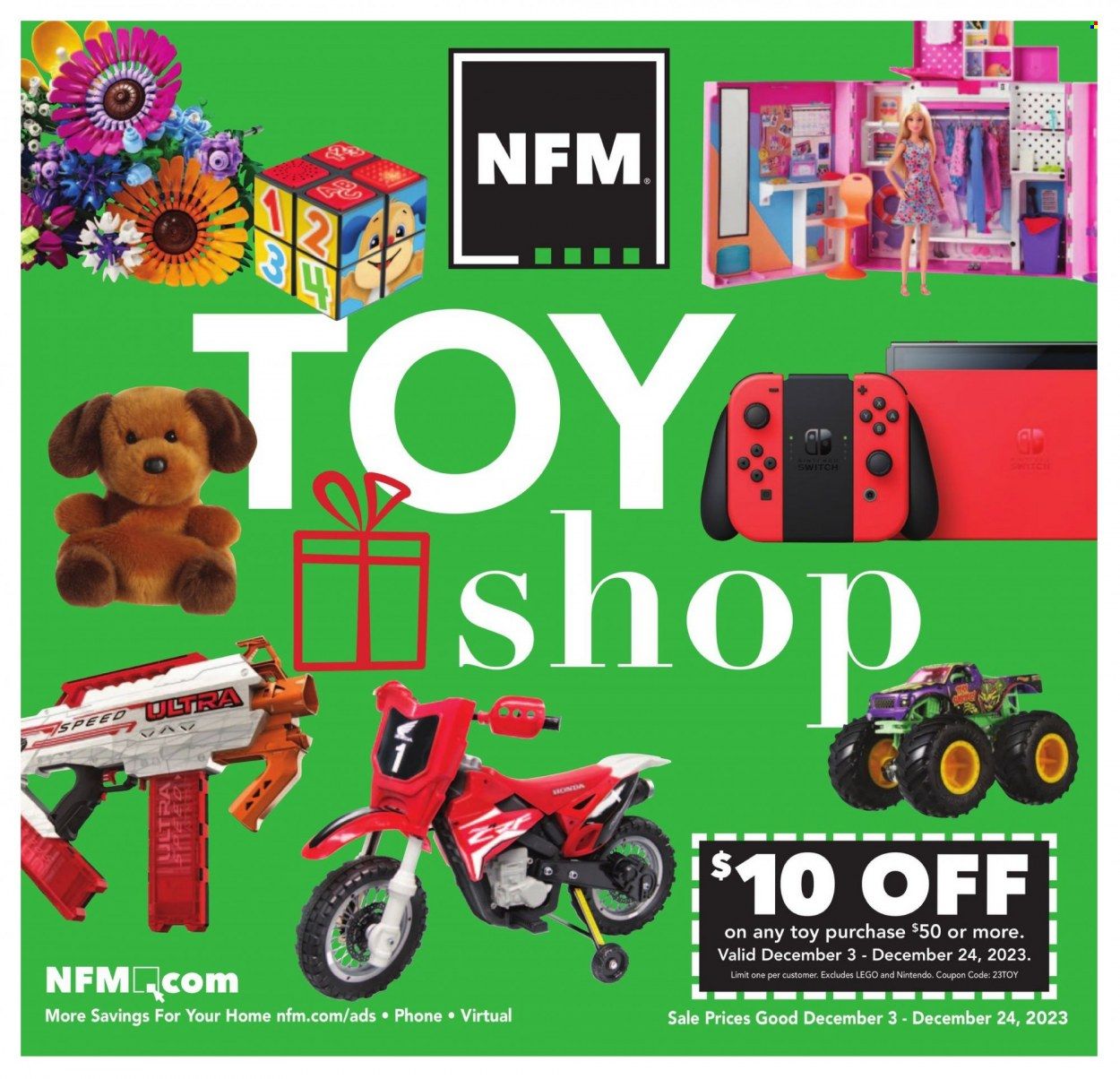 Nebraska Furniture Mart (IA, KS, NE, TX) Weekly Ad Flyer Specials December 3 to December 24, 2023