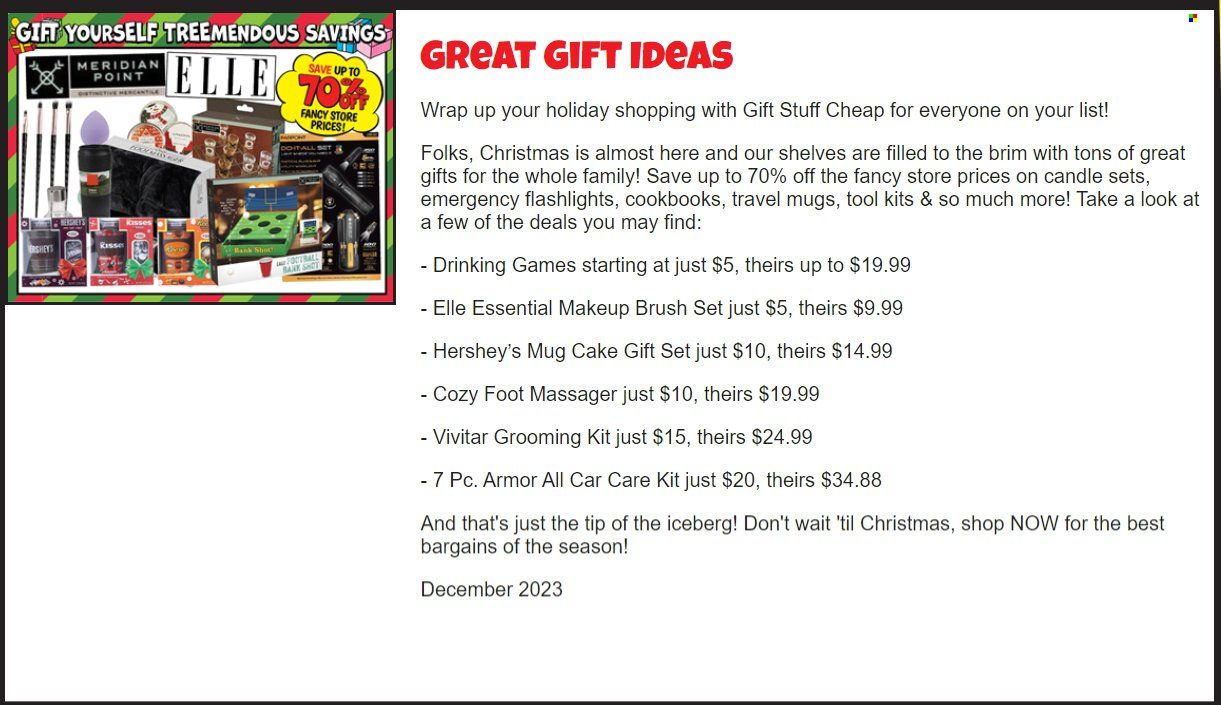 Ollie's Bargain Outlet Promotions & Flyer Specials December 2023
