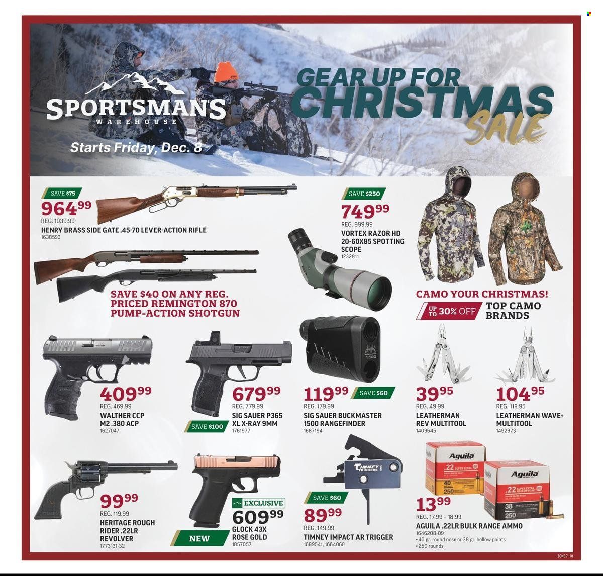 Sportsman's Warehouse Weekly Ad Flyer Specials December 8 to December 14, 2023