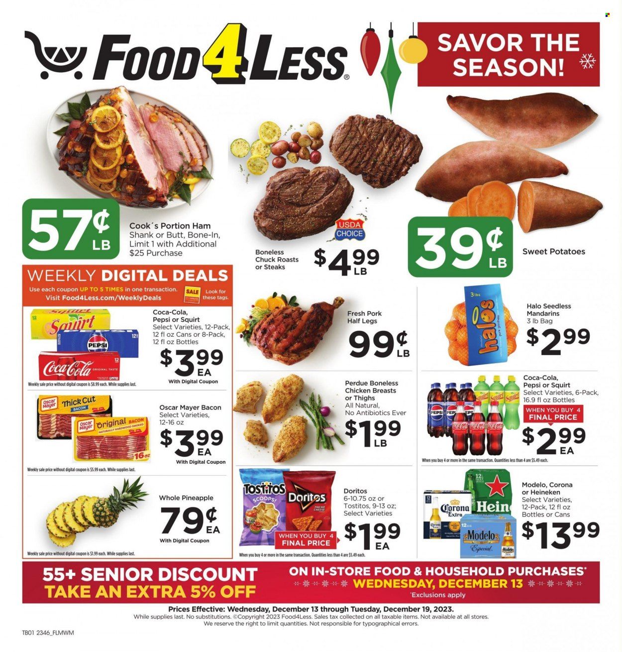 Food 4 Less (IL) Weekly Ad Flyer Specials December 13 to December 19, 2023