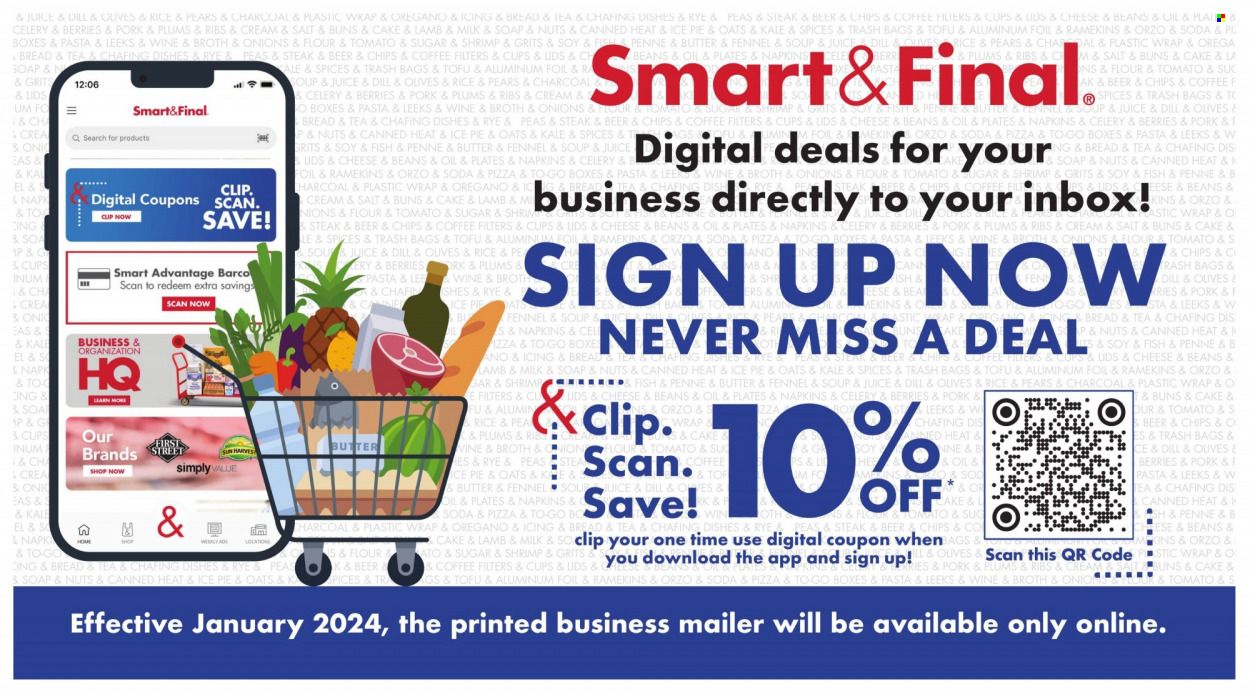 Smart & Final (AZ, CA) Weekly Ad Flyer Specials December 13 to December 26, 2023