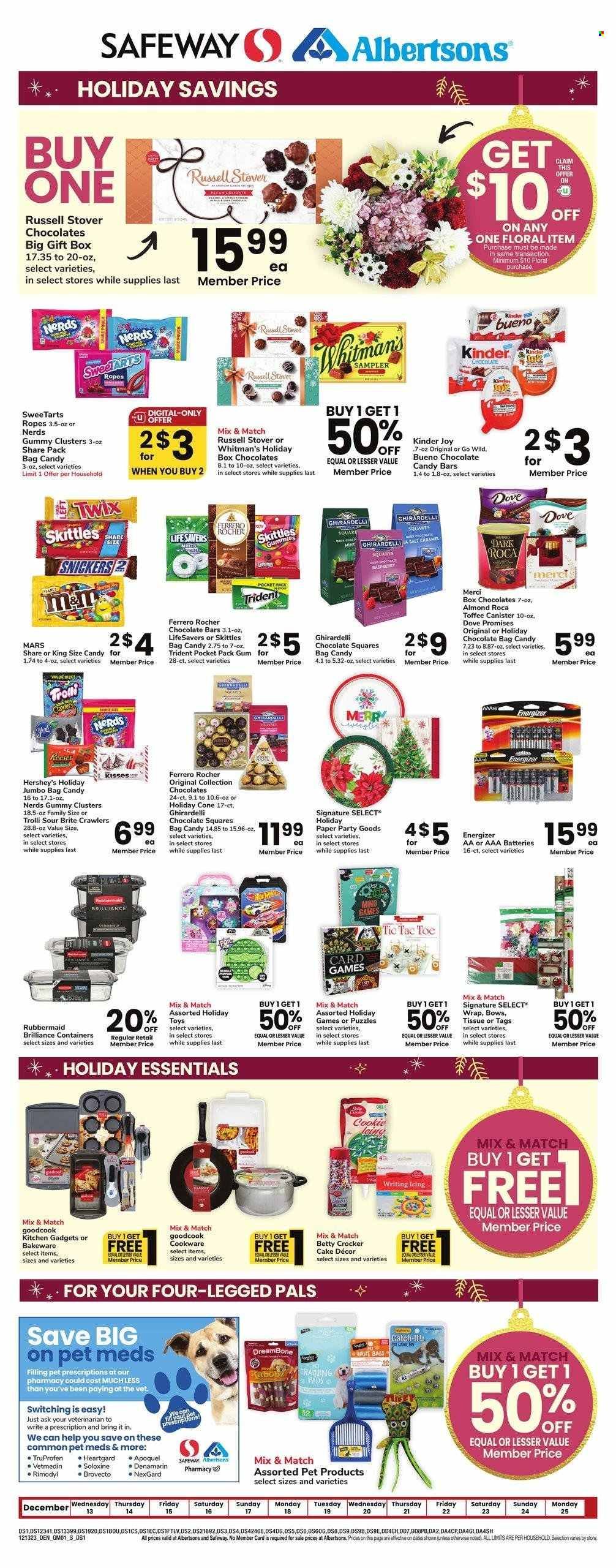 Safeway (CO, NE, NM, WY) Weekly Ad Flyer Specials December 13 to December 25, 2023