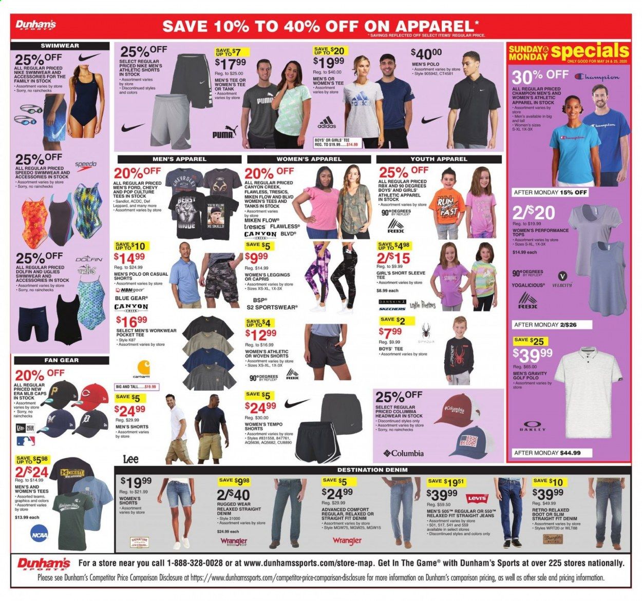 Dunham's Sports Weekly Ad & Flyer May 23 to 28