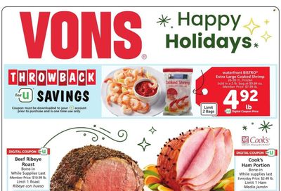 Vons (CA) Weekly Ad Flyer Specials December 13 to December 19, 2023