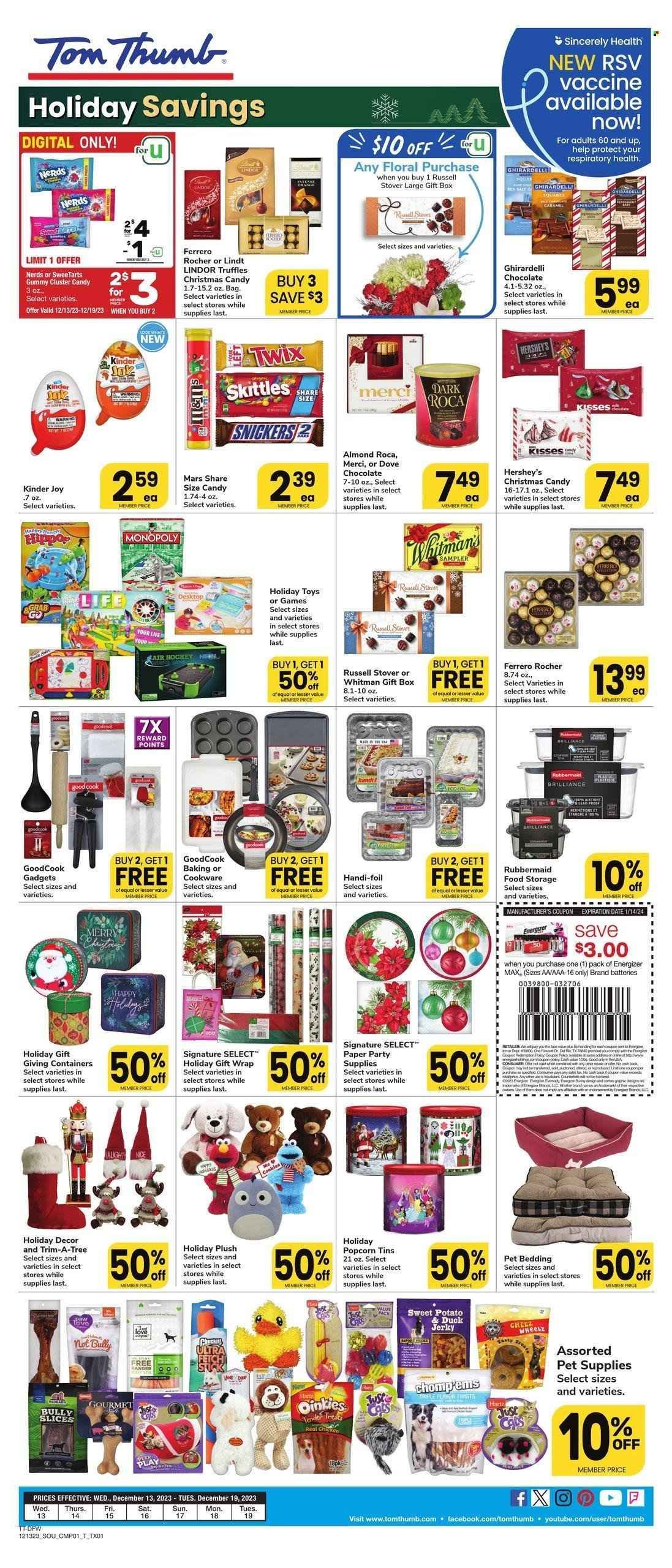 Tom Thumb (TX) Weekly Ad Flyer Specials December 13 to December 19, 2023