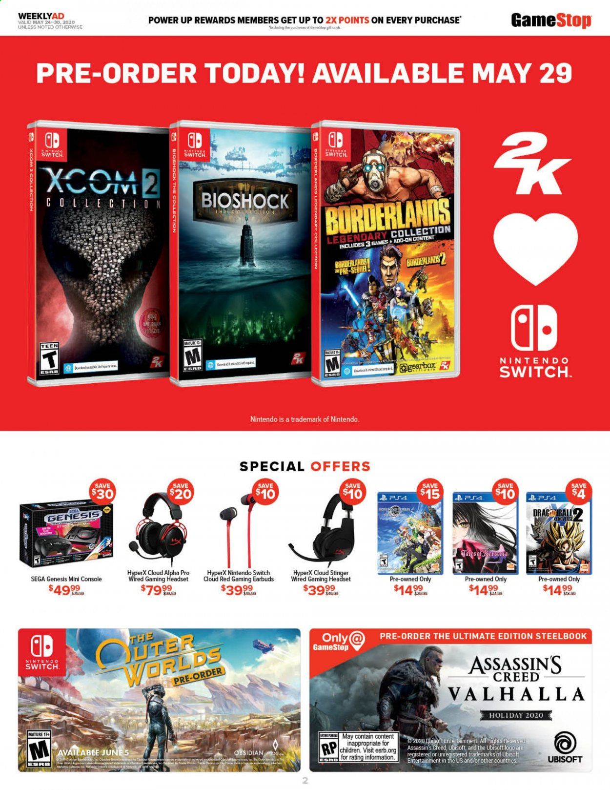 GameStop Weekly Ad & Flyer May 24 to 30