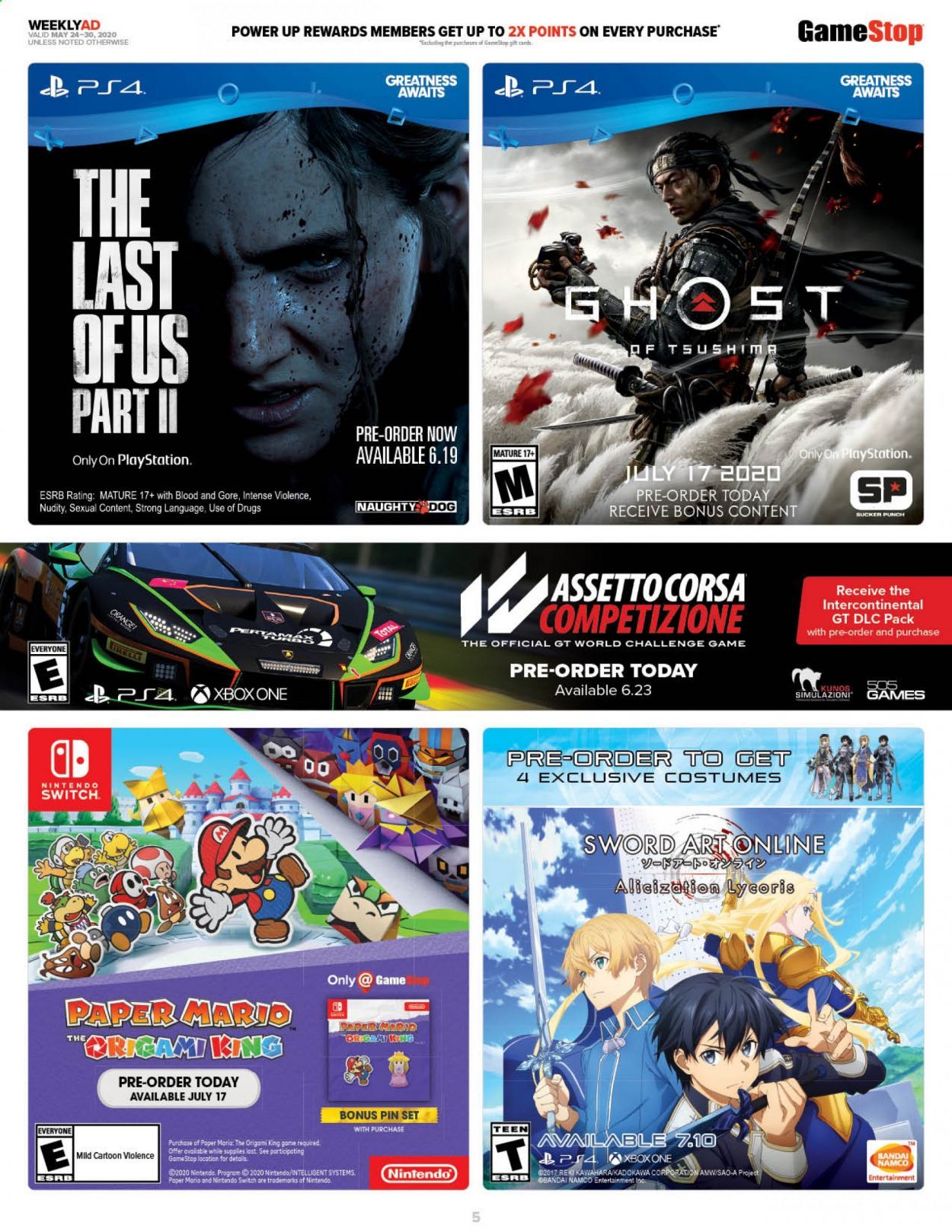 GameStop Weekly Ad & Flyer May 24 to 30