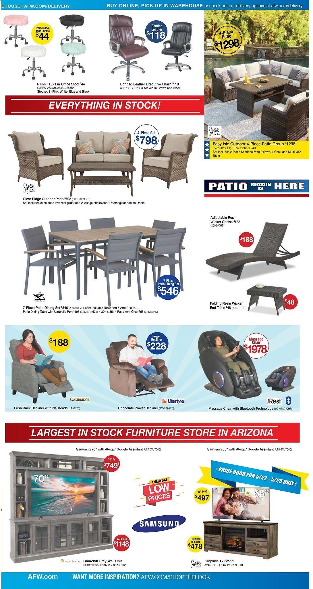 American Furniture Warehouse Weekly Ad & Flyer May 24 to 30