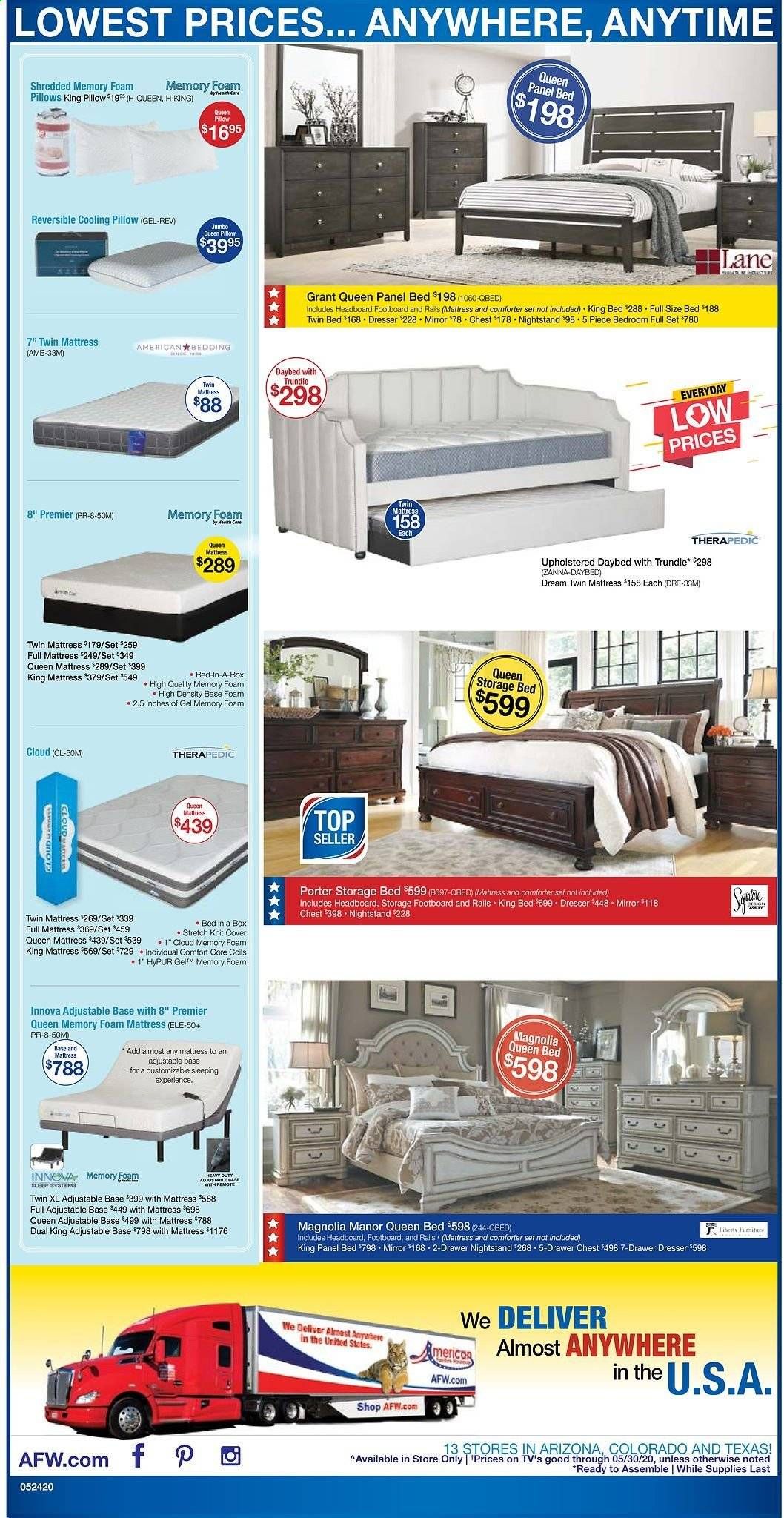 American Furniture Warehouse Weekly Ad & Flyer May 24 to 30