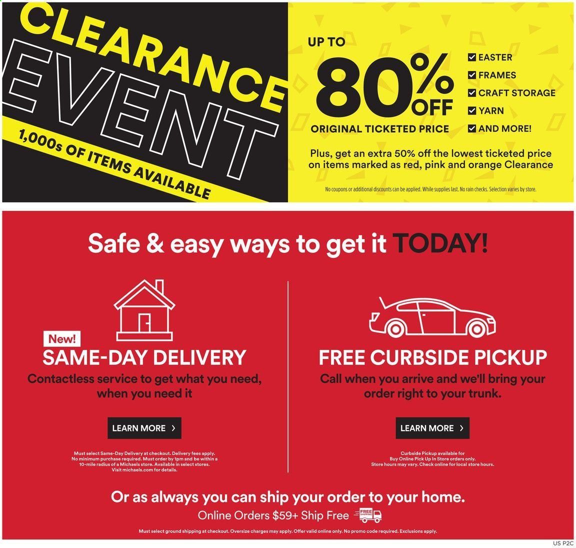 Michaels Weekly Ad & Flyer May 24 to 30