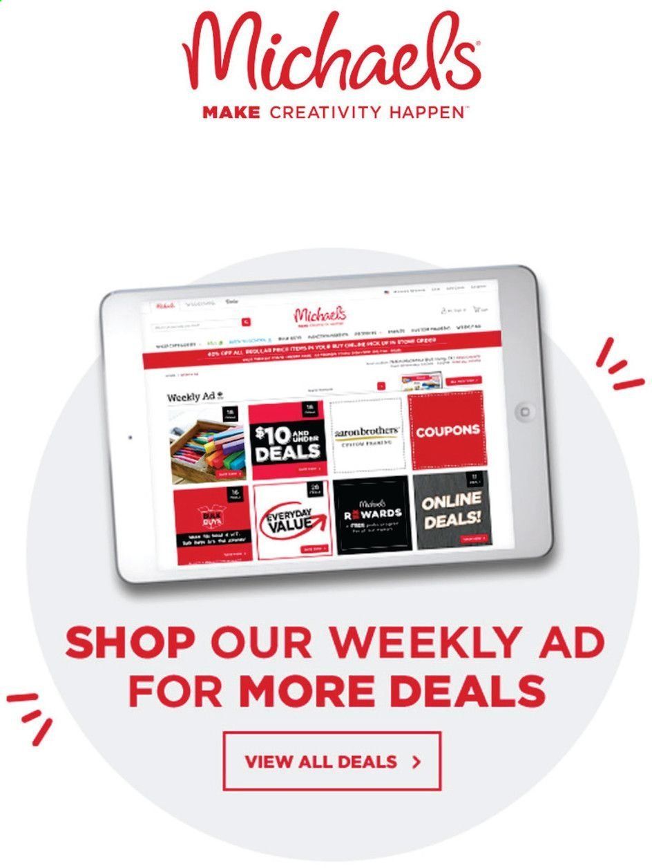 Michaels Weekly Ad & Flyer May 24 to 30