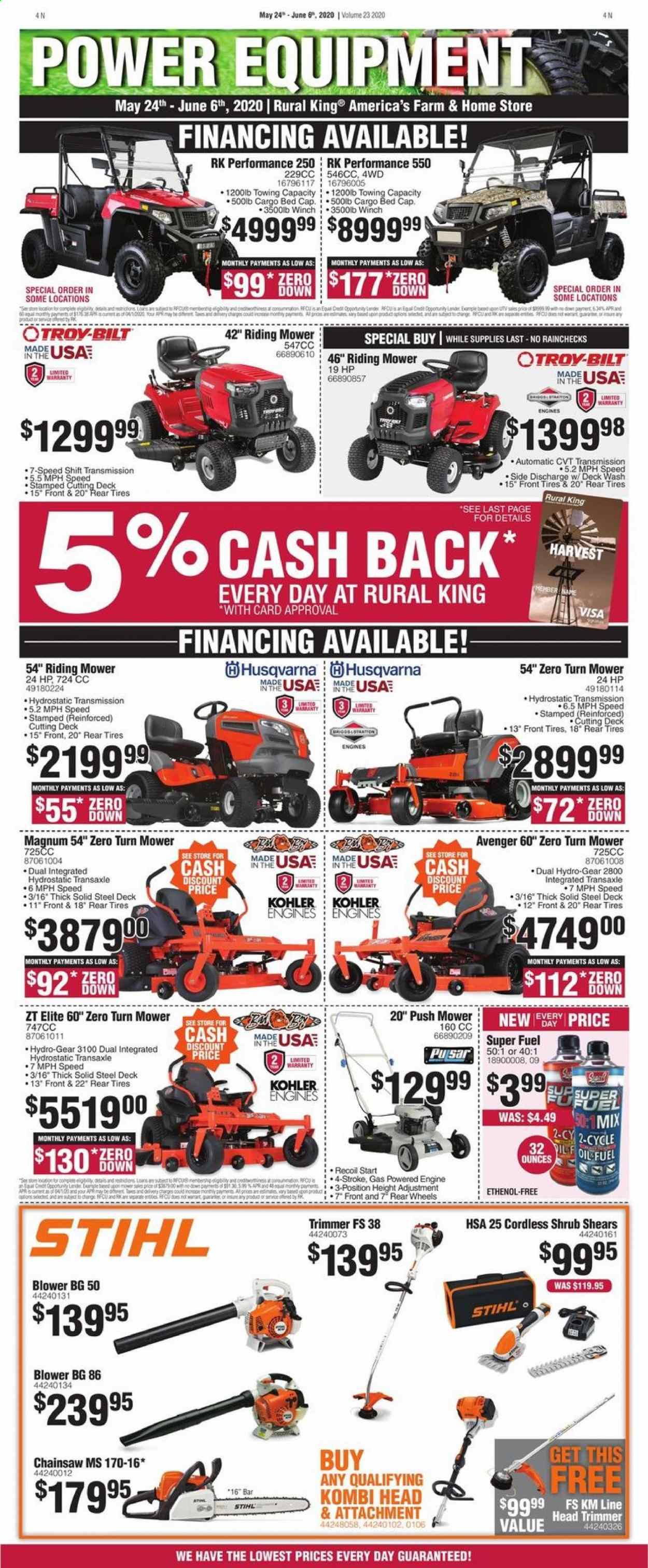 Rural King Weekly Ad & Flyer May 24 to June 6