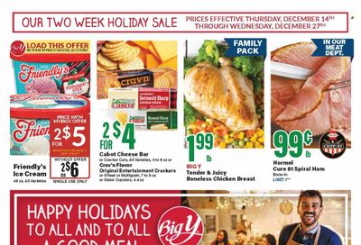 Big Y (MA) Weekly Ad Flyer Specials December 14 to December 27, 2023