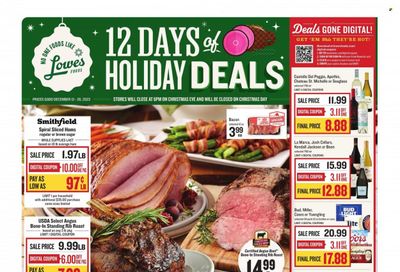 Lowes Foods (NC, SC) Weekly Ad Flyer Specials December 13 to December 26, 2023