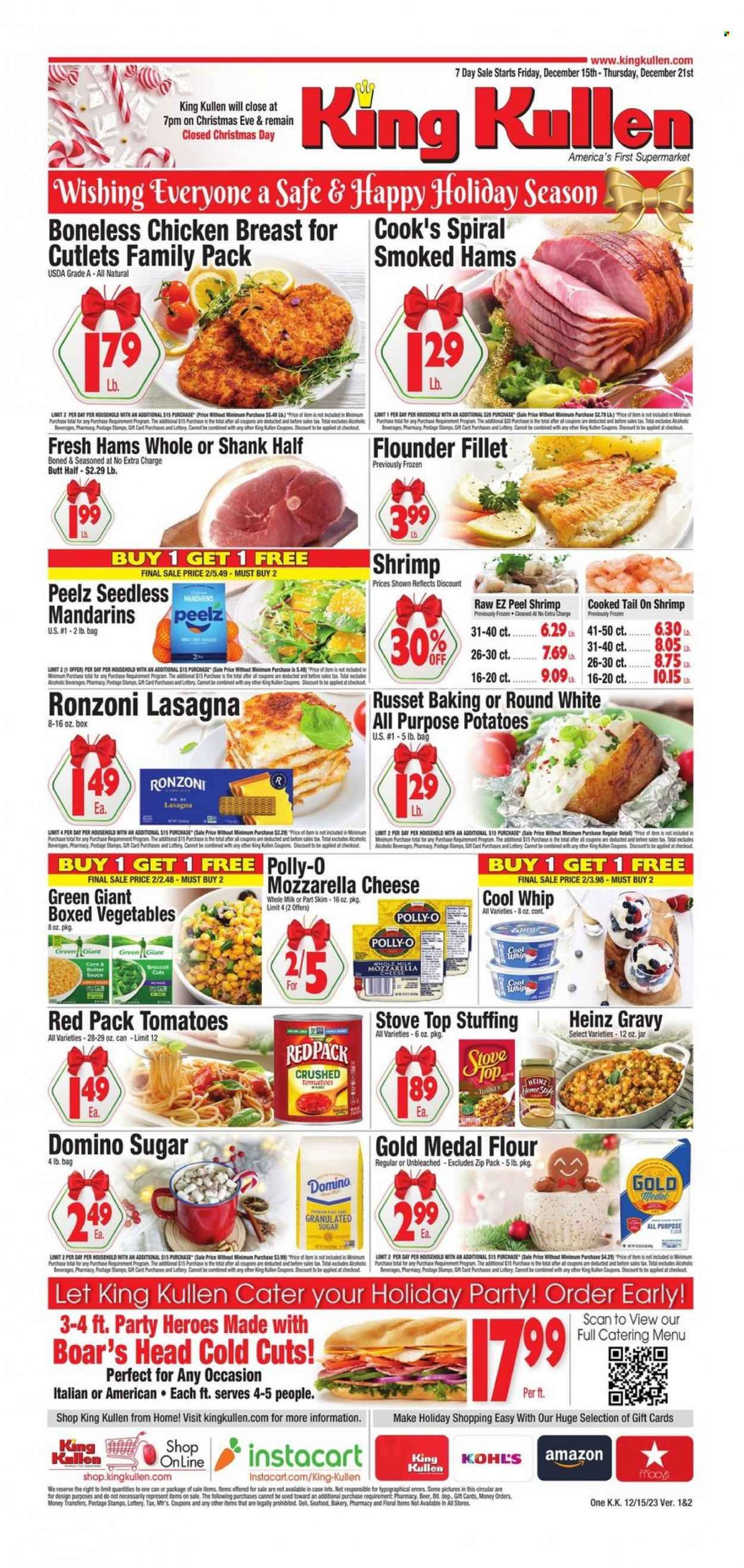 King Kullen (NY) Weekly Ad Flyer Specials December 15 to December 21, 2023